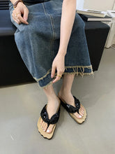 LBSFY  -  Fashion Women Slippers Slides Rhinestone Shining Sequined Cloth Party Pumps Flat Low Heeled Black Silver Pink Dress Shoes Woman